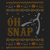Oh Snap Turkey Wish Bone Ugly Sweater Thanksgiving Golf Towel thumb 3