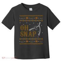 Oh Snap Turkey Wish Bone Ugly Sweater Thanksgiving Toddler T-Shirt thumb 0