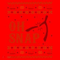 Oh Snap Turkey Wish Bone Ugly Sweater Thanksgiving Santa Hat thumb 1