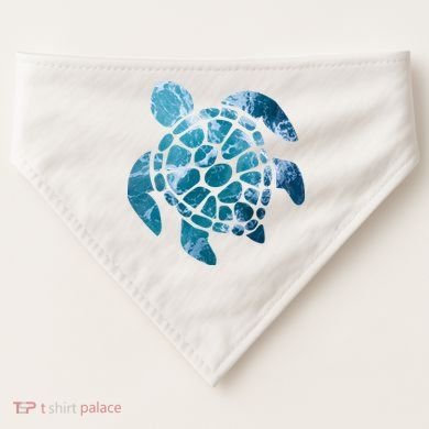 Ocean Sea Turtle Classic USA-Made Doggie Bandana
