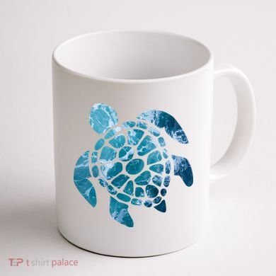 Ocean Sea Turtle Classic Coffee Mug back