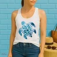 Ocean Sea Turtle Classic Women's Tank Top thumb 2