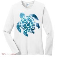 Ocean Sea Turtle Classic Women's Long Sleeve Shirt thumb 0