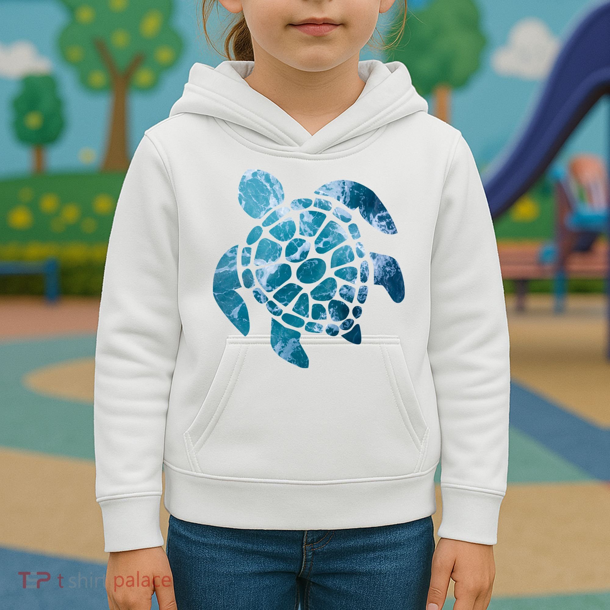 Ocean Sea Turtle Classic Kids Hoodie