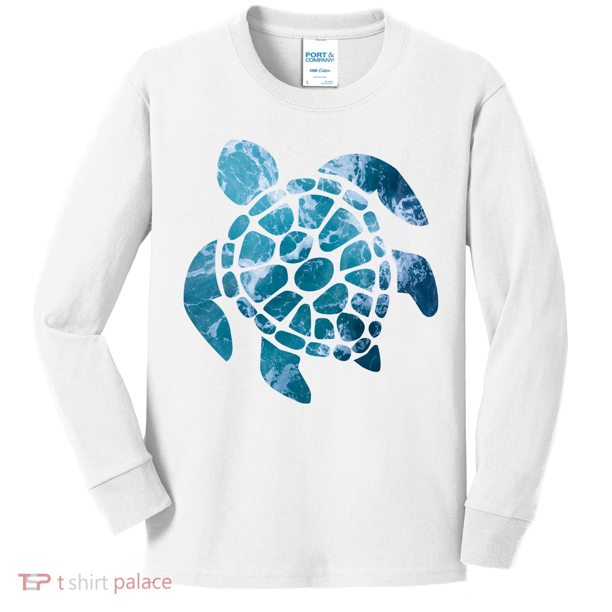 Ocean Sea Turtle Classic Kids Long Sleeve Shirt