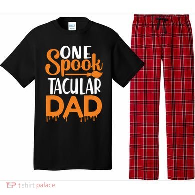 One Spook Tacular Dad Funny Spooky Dad Gift Pajama Set