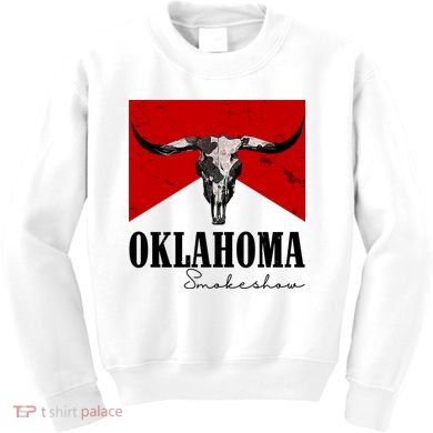 Oklahoma Smokeshow Vintage Kids Sweatshirt