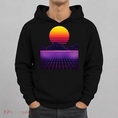 Outrun Synthwave Vaporwave Aesthetic 80S Retro Hoodie