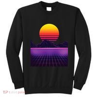 Outrun Synthwave Vaporwave Aesthetic 80S Retro Sweatshirt thumb 0