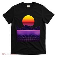 Outrun Synthwave Vaporwave Aesthetic 80S Retro T-Shirt thumb 0