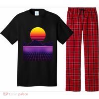 Outrun Synthwave Vaporwave Aesthetic 80S Retro Pajama Set thumb 0