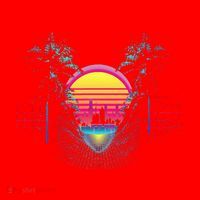 Outrun Synthwave Vaporwave Aesthetic 80S Retro Santa Hat thumb 1