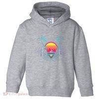 Outrun Synthwave Vaporwave Aesthetic 80S Retro Toddler Hoodie thumb 0