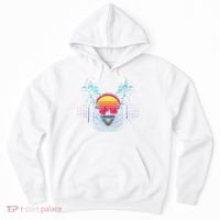 Outrun Synthwave Vaporwave Aesthetic 80S Retro Hoodie thumb 0