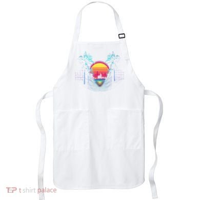 Outrun Synthwave Vaporwave Aesthetic 80S Retro Apron