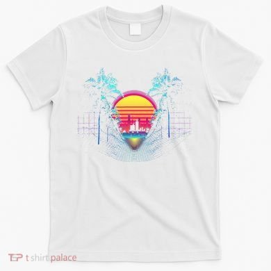 Outrun Synthwave Vaporwave Aesthetic 80S Retro T-Shirt