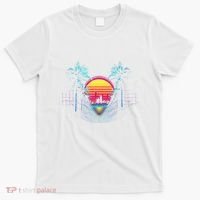 Outrun Synthwave Vaporwave Aesthetic 80S Retro T-Shirt thumb 0