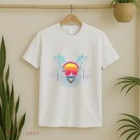 Outrun Synthwave Vaporwave Aesthetic 80S Retro T-Shirt thumb 2