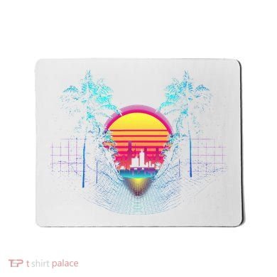 Outrun Synthwave Vaporwave Aesthetic 80S Retro Mousepad
