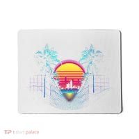 Outrun Synthwave Vaporwave Aesthetic 80S Retro Mousepad thumb 0
