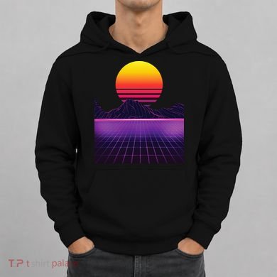Outrun Synthwave Vaporwave Aesthetic 80s Retro Hoodie