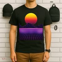 Outrun Synthwave Vaporwave Aesthetic 80s Retro T-Shirt thumb 6