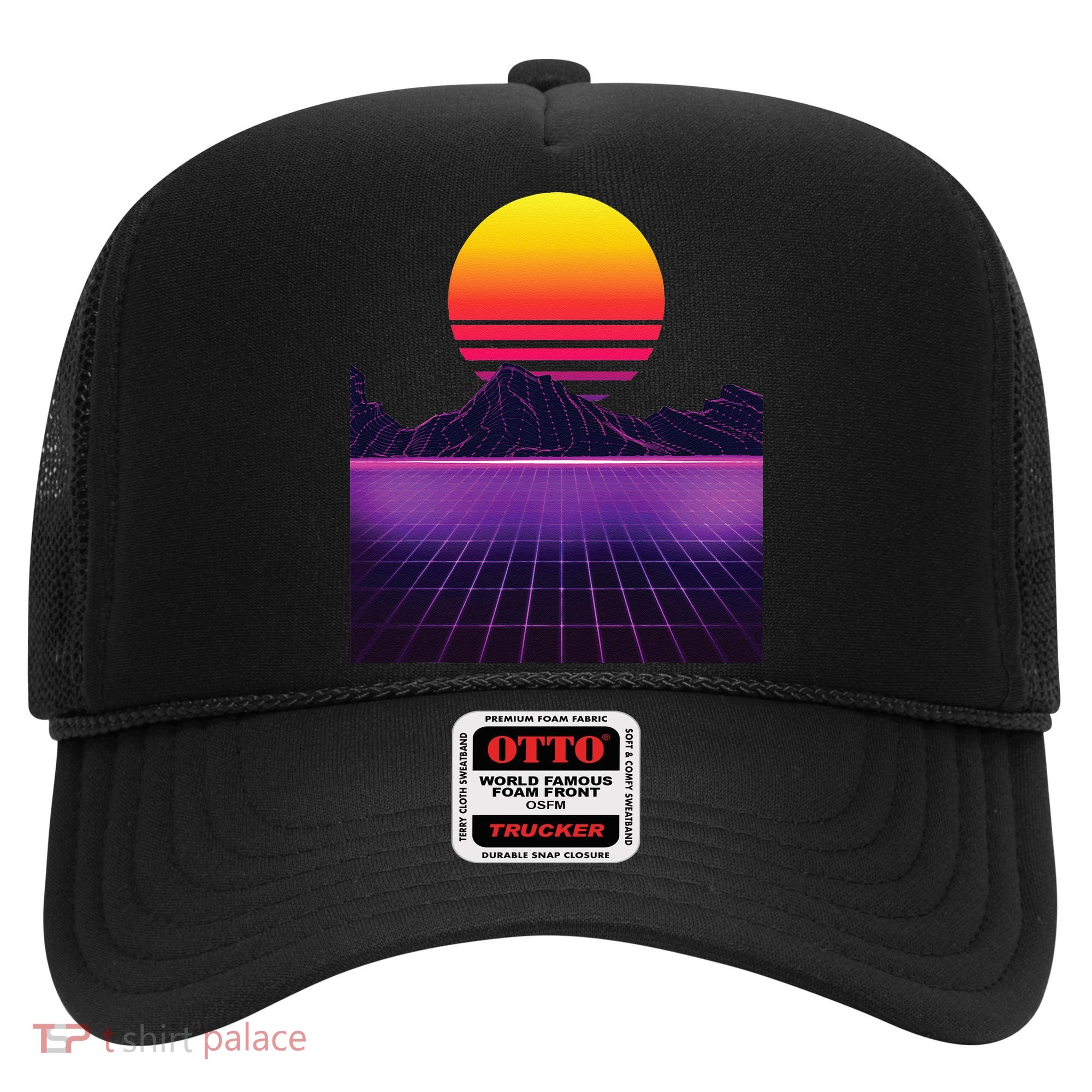 Outrun Synthwave Vaporwave Aesthetic 80s Retro Hat