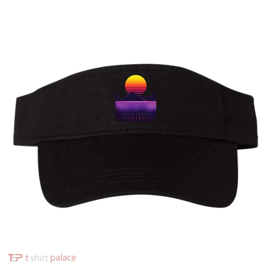 Outrun Synthwave Vaporwave Aesthetic 80s Retro Visor