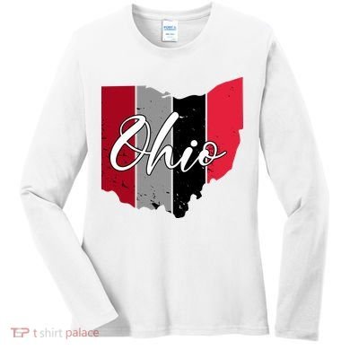 Ohio State Vintage Women's Long Sleeve Shirt