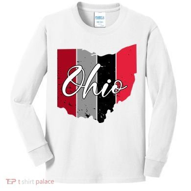 Ohio State Vintage Kids Long Sleeve Shirt