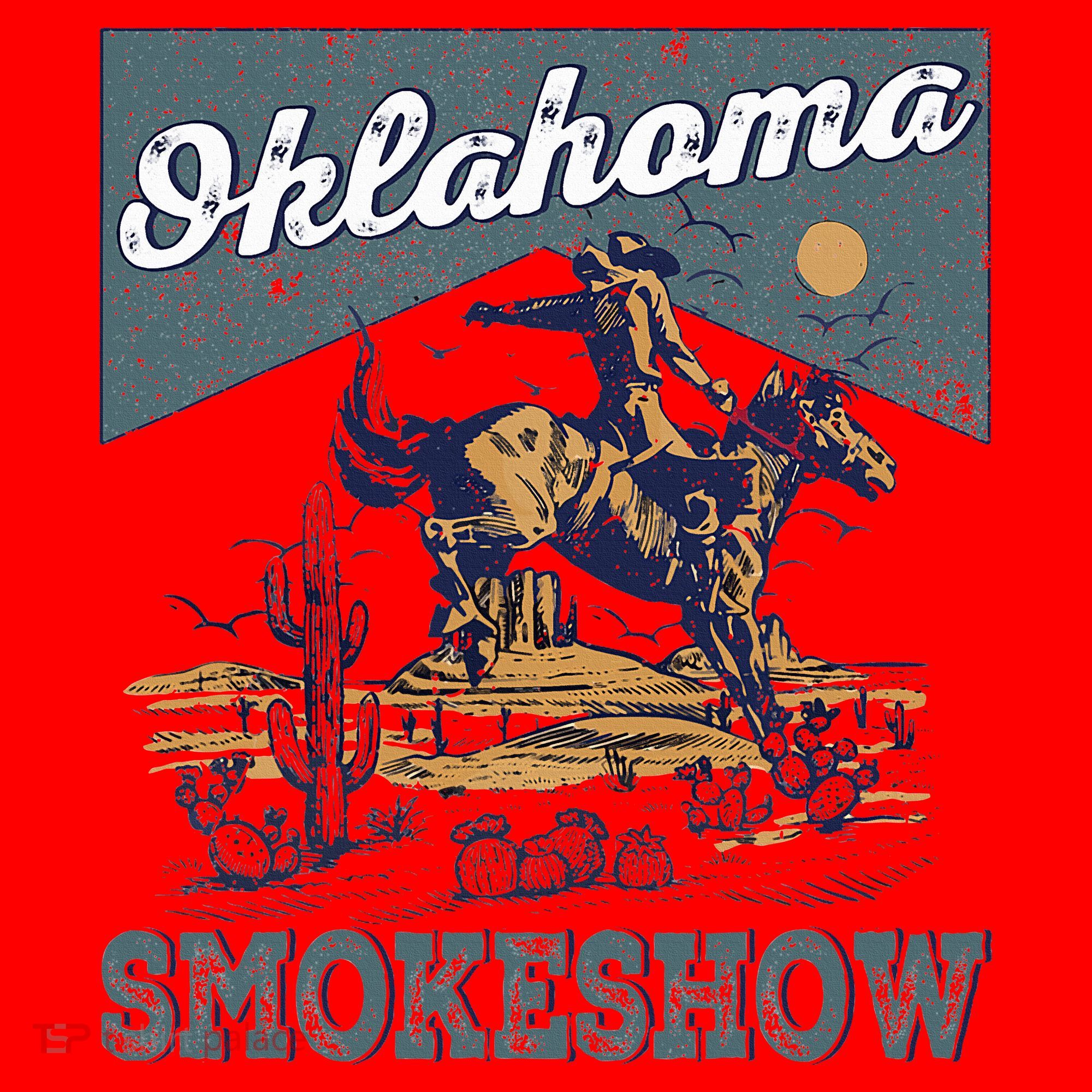 Oklahoma Smokeshow Western Oklahoma Smokeshow Rodeo Santa Hat