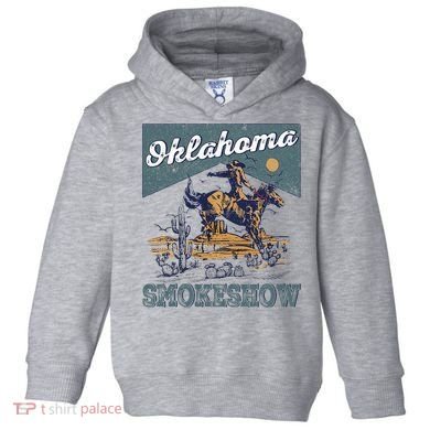 Oklahoma Smokeshow Western Oklahoma Smokeshow Rodeo Toddler Hoodie