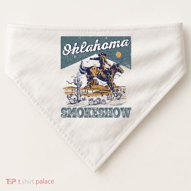 Oklahoma Smokeshow Western Oklahoma Smokeshow Rodeo USA-Made Doggie Bandana