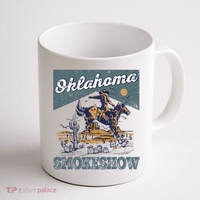 Oklahoma Smokeshow Western Oklahoma Smokeshow Rodeo Coffee Mug back