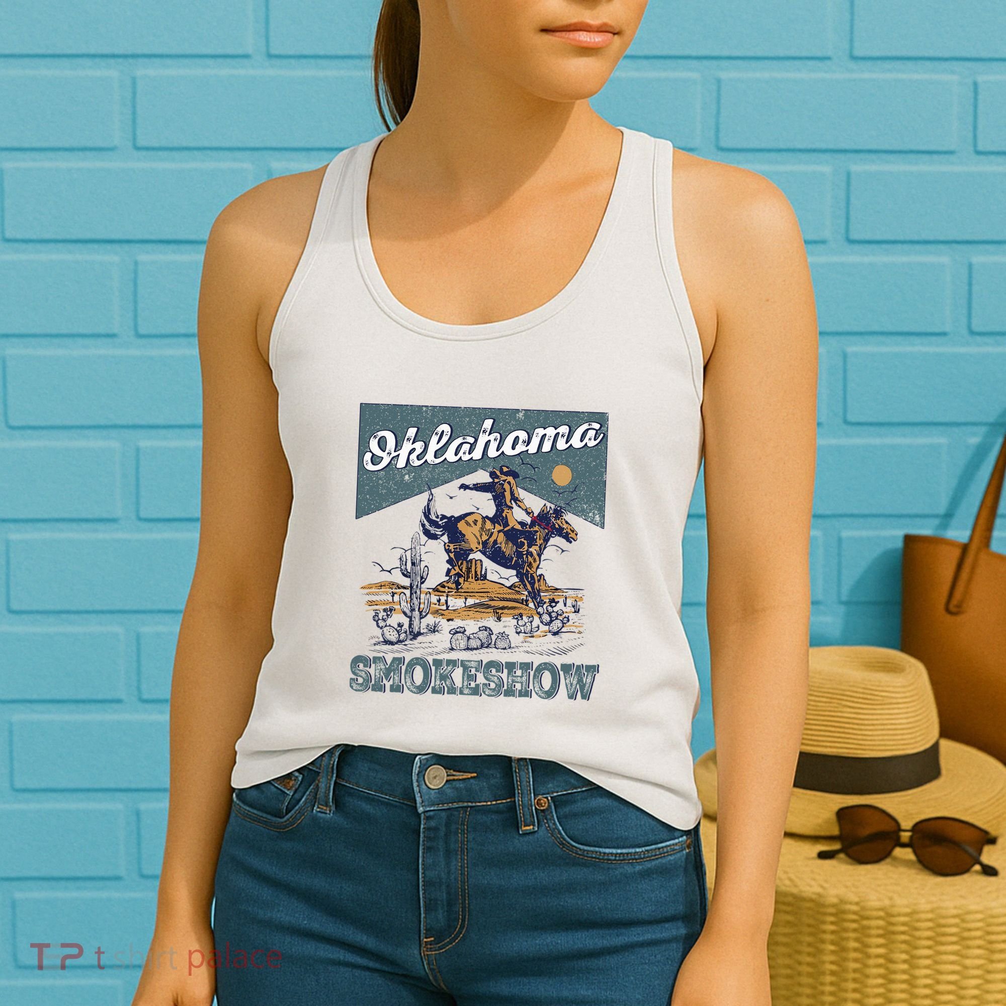 Oklahoma Smokeshow Western Oklahoma Smokeshow Rodeo Women's Tank Top