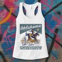 Oklahoma Smokeshow Western Oklahoma Smokeshow Rodeo Women's Tank Top thumb 3