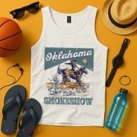 Oklahoma Smokeshow Western Oklahoma Smokeshow Rodeo Tank Top thumb 4