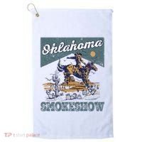 Oklahoma Smokeshow Western Oklahoma Smokeshow Rodeo Golf Towel thumb 0