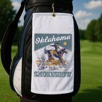 Oklahoma Smokeshow Western Oklahoma Smokeshow Rodeo Golf Towel thumb 2