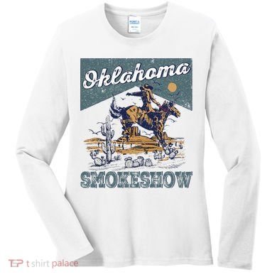 Oklahoma Smokeshow Western Oklahoma Smokeshow Rodeo Women's Long Sleeve Shirt