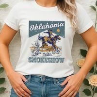 Oklahoma Smokeshow Western Oklahoma Smokeshow Rodeo Women's T-Shirt thumb 2