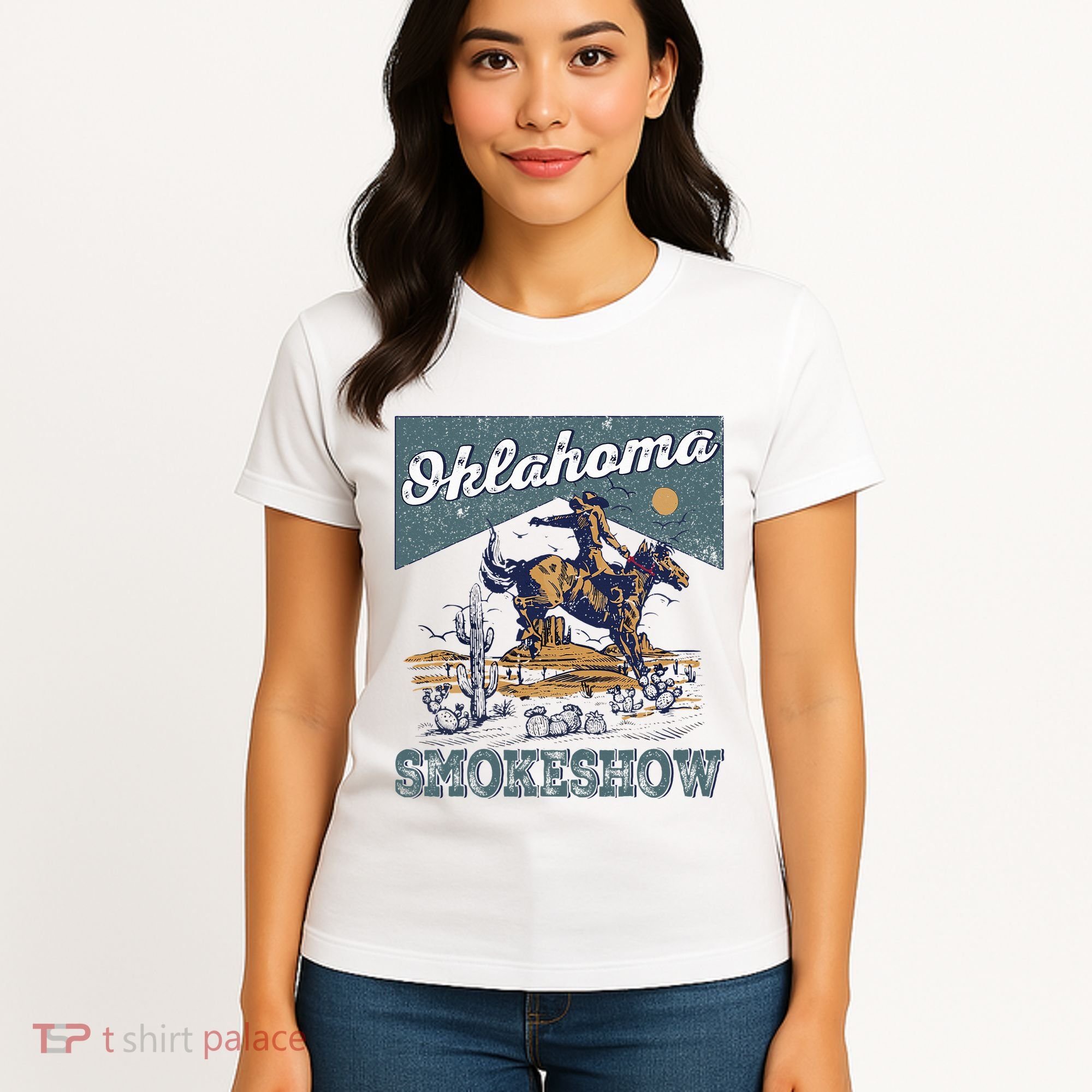 Oklahoma Smokeshow Western Oklahoma Smokeshow Rodeo Women's T-Shirt