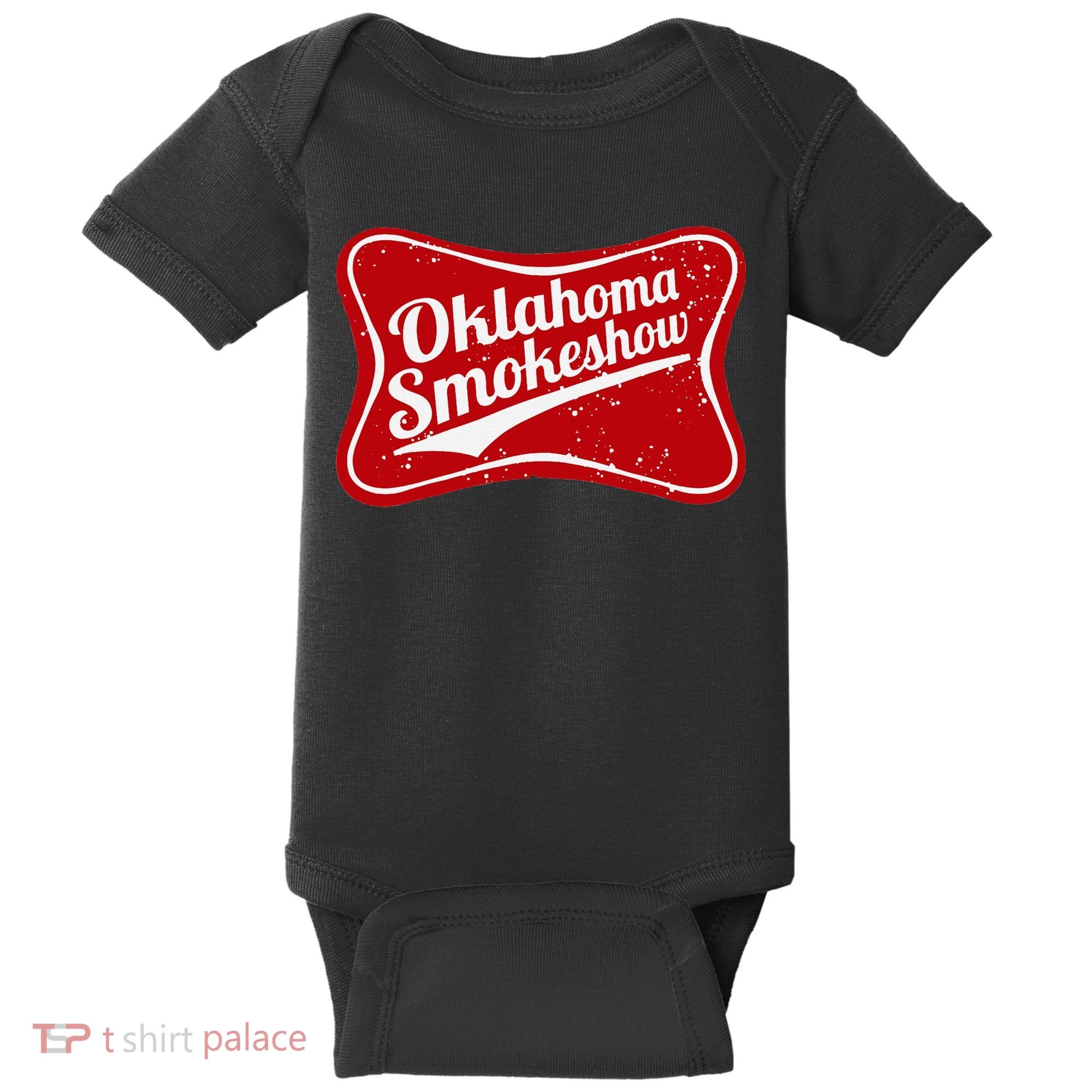 Oklahoma Smokeshow Western Country Music Cowboy Baby Bodysuit