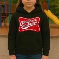 Oklahoma Smokeshow Western Country Music Cowboy Kids Hoodie thumb 3