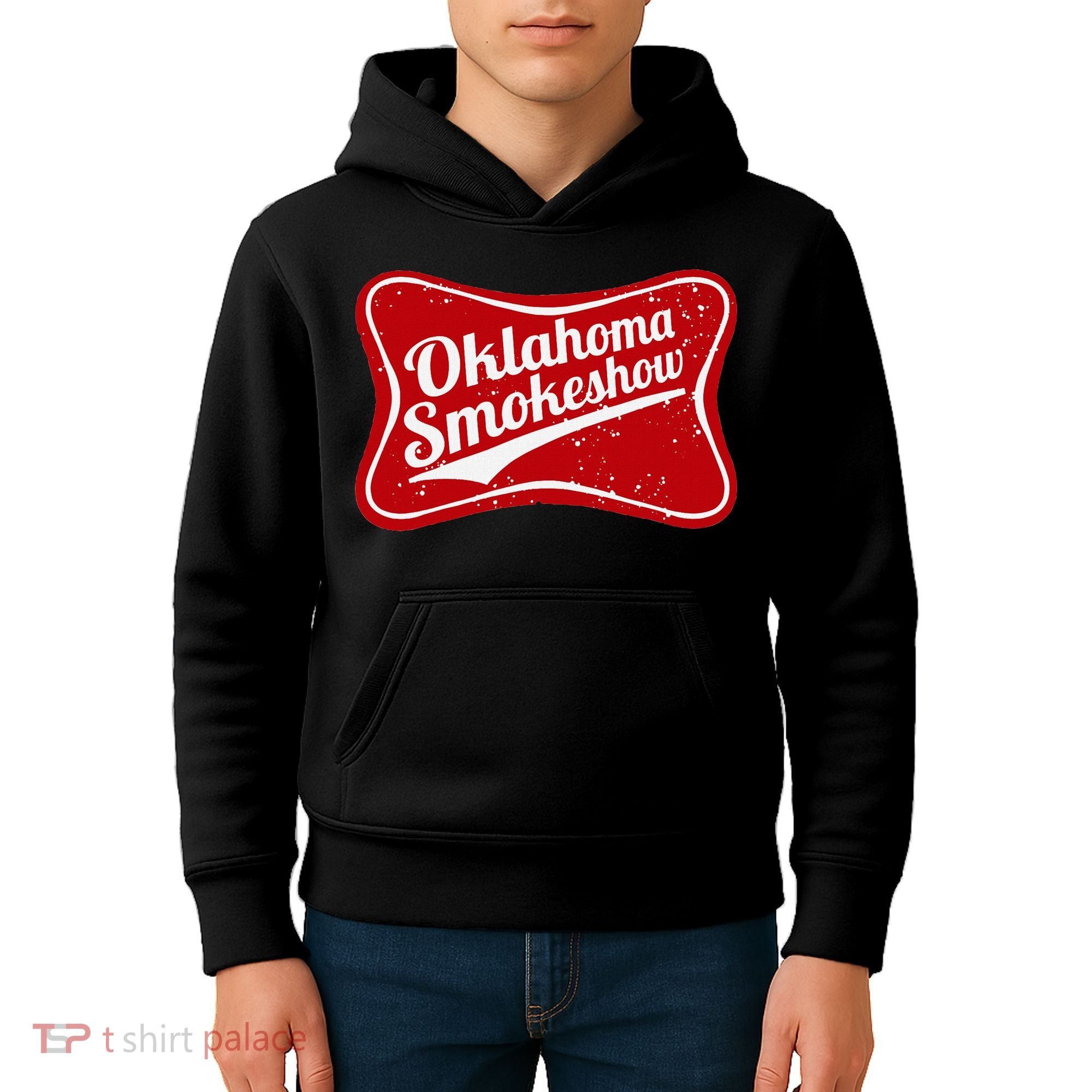 Oklahoma Smokeshow Western Country Music Cowboy Kids Hoodie