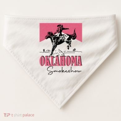 Oklahoma Smokeshow Western Oklahoma Smokeshow USA-Made Doggie Bandana