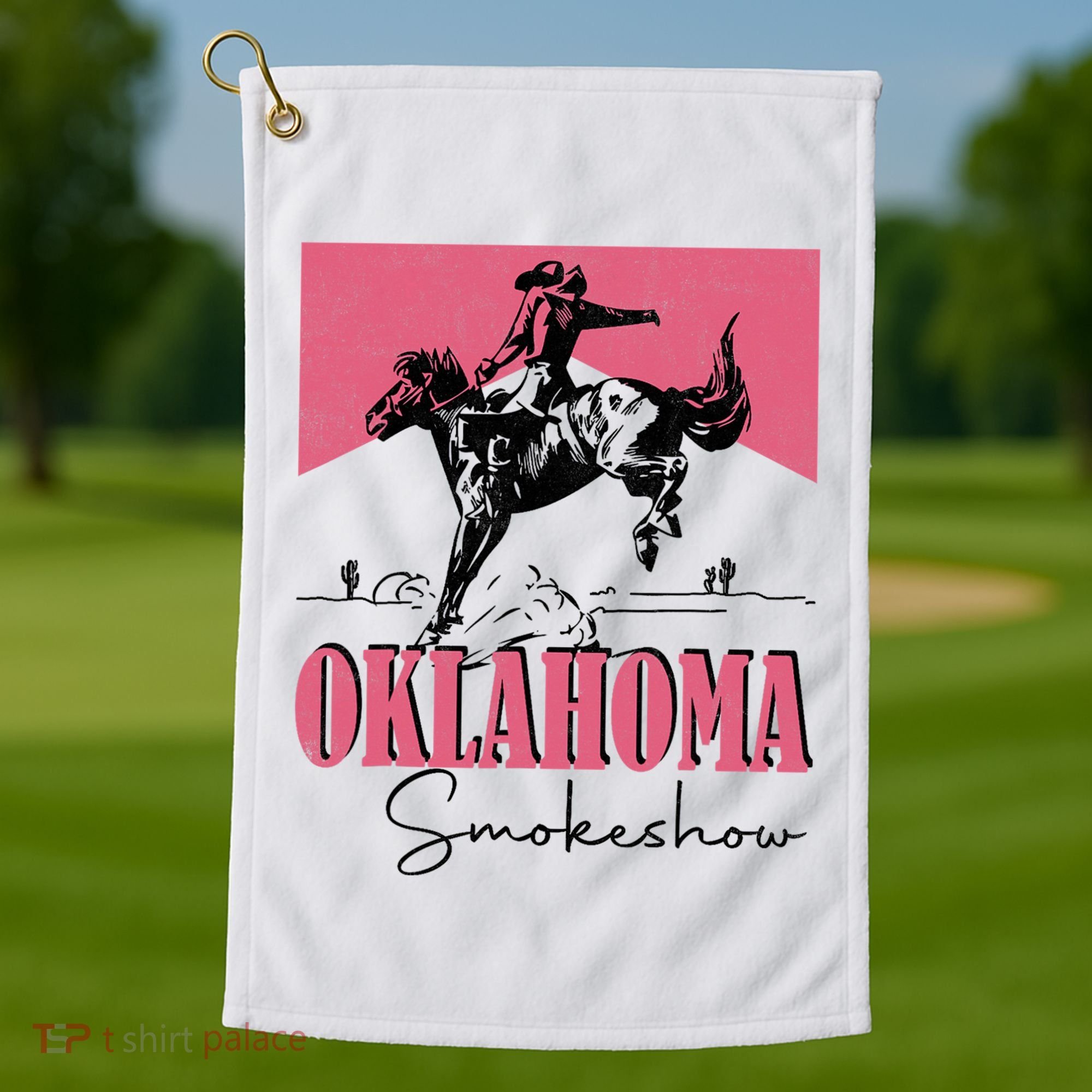 Oklahoma Smokeshow Western Oklahoma Smokeshow Golf Towel