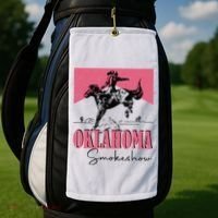 Oklahoma Smokeshow Western Oklahoma Smokeshow Golf Towel thumb 2