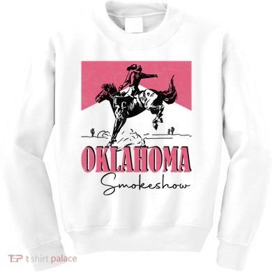 Oklahoma Smokeshow Western Oklahoma Smokeshow Kids Sweatshirt