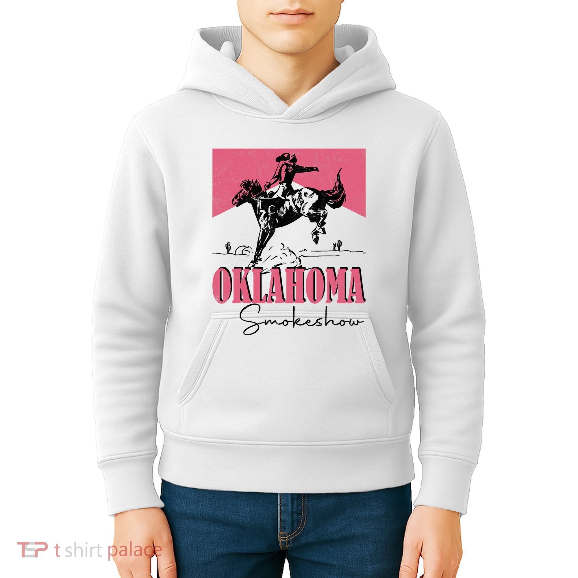 Oklahoma Smokeshow Western Oklahoma Smokeshow Kids Hoodie
